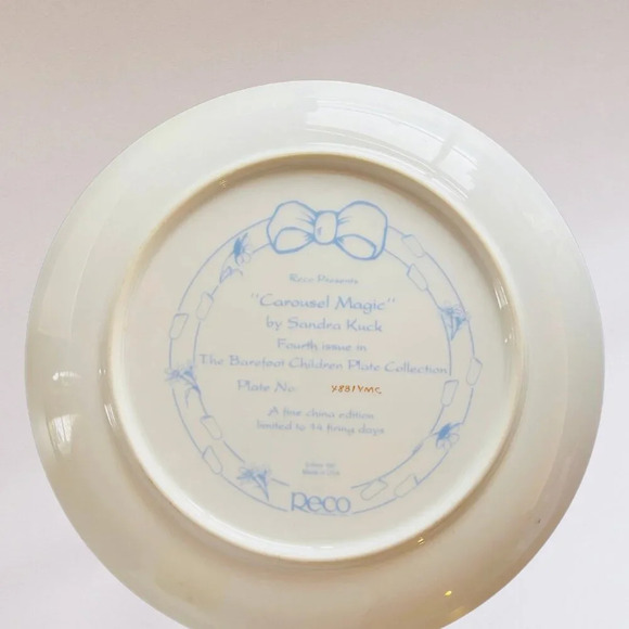 "Carousel Magic" Collector's Plate by Sandra Kuck - $39 Includes Shipping - Picture 5 of 8